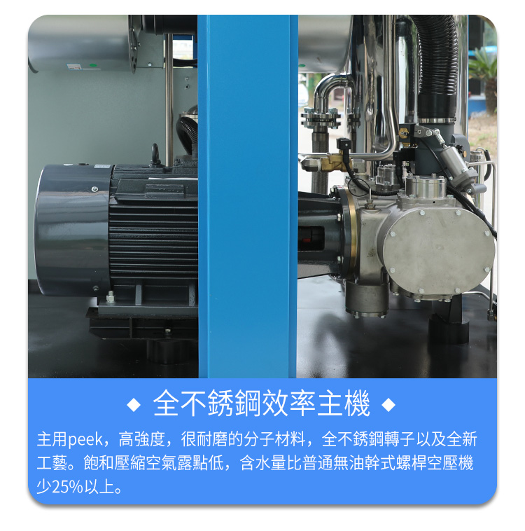 無油水潤滑空壓機主機 無油水潤滑空壓機主機
