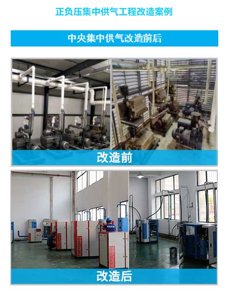 無油螺桿鼓風機改造